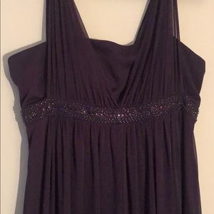 Plum Beaded Dress